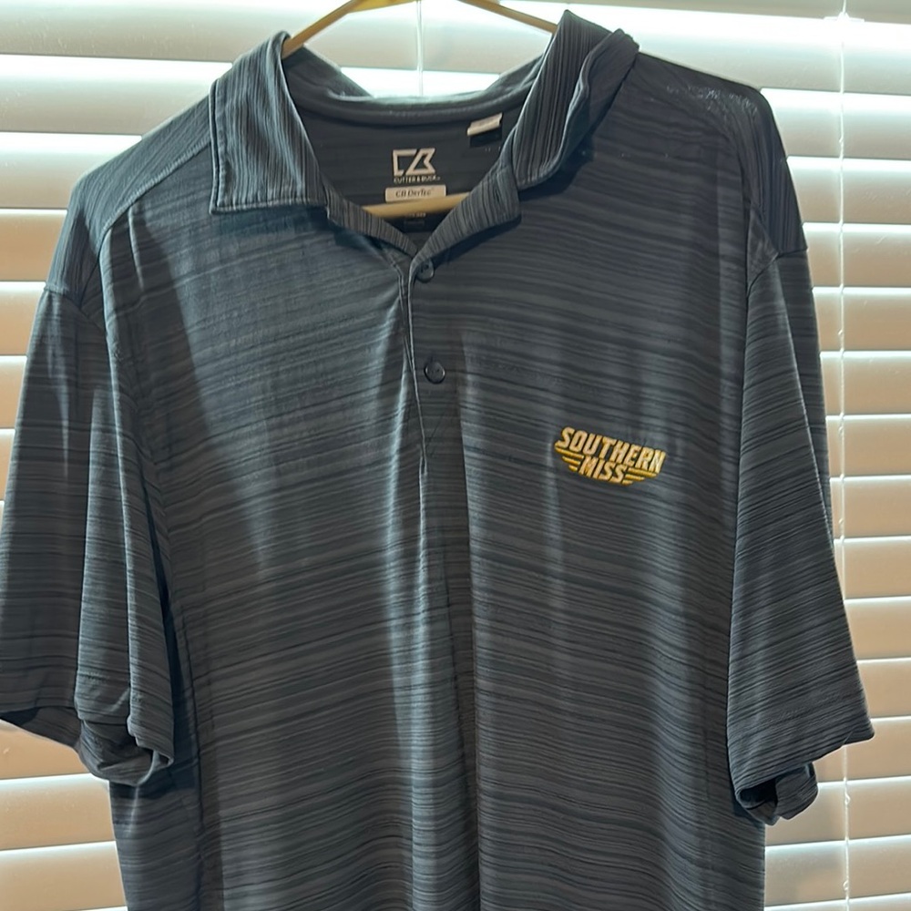 Southern Miss Black Polo Shirt